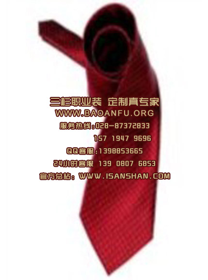 成都保安领带设计