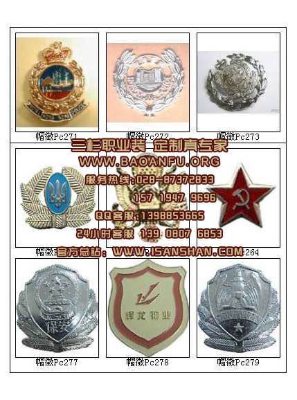 成都保安帽徽设计